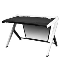 DXRacer Gaming Ergonomic Comfortable Desk - Black / White