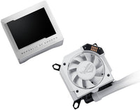 Asus ROG RYUJIN III 360 ARGB White 360mm Radiator, 3.5" Full Color LCD, 3x 120mm Magnetic Daisy-chainable Fan, 21.08 CFM Airflow, 2200 RPM Speed, PWM/ DC Control