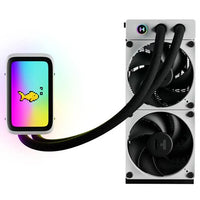 HYTE THICC Q60 240mm IPS Display White AIO CPU Liquid Cooler