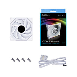 Lian Li UNI FAN TL120 LCD RGB Fan - White