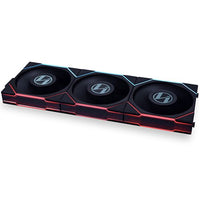 Lian Li UNI FAN TL120 LCD RGB Triple-Pack Fan - Black