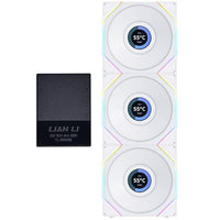 Lian Li UNI FAN TL120 LCD RGB Triple-Pack Fan - White