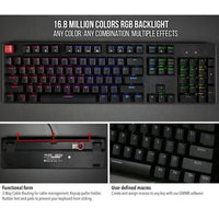 Glorious Modular Mechanical Gaming Keyboard w/ RGB LED and Brown Switches - Black