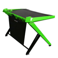 DXRacer Gaming Ergonomic Comfortable Desk - Black / Green