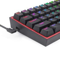 Redragon FIZZ Pro K616 RGB Wireless/Wired Mechanical Gaming Keyboard - Black