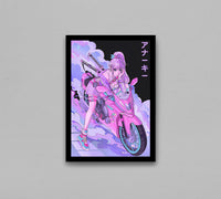 Lady Rider RGB Frame