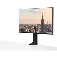 Samsung 27 inch SR75 WQHD (2,560 x 1,440) Resolution LED Space Monitor, 3-sided bezel-less Screen, Adjustable Height Stand - Black