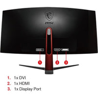 MSI Optix MAG341CQ 34-inch Curved Gaming Monitor