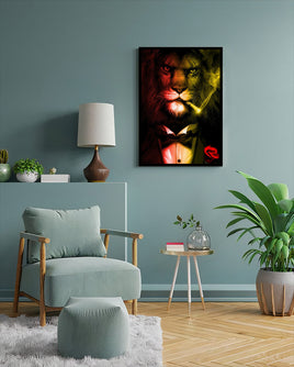 Mister Lion Poster with Frame