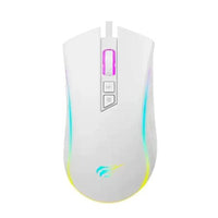 Havit MS1034 RGB Backlit Wired Gaming Mouse - White