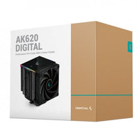 Deepcool AK620 DIGITAL Dual Tower Black Heat Pipe CPU Cooler