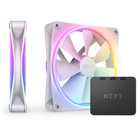 NZXT F140 RGB 140mm Double Pack Fan - White