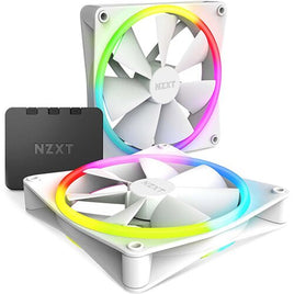 NZXT F140 RGB 140mm Double Pack Fan - White