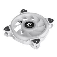 Thermaltake Riing Quad 14 RGB Radiator Fan TT Premium Edition 3 Pack - White (Controller included)