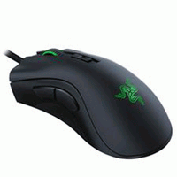 Razer DeathAdder V2 Gaming Mouse, Optical Sensor Switch, Chroma RGB Lighting, 8 Programmable Buttons, Rubberized Side Grips Black