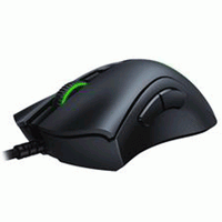 Razer DeathAdder V2 Gaming Mouse, Optical Sensor Switch, Chroma RGB Lighting, 8 Programmable Buttons, Rubberized Side Grips Black