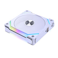 Lian Li UNI FAN SL120 V2 RGB 120mm Triple Pack Cooling Fan - White