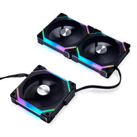 Lian Li UNI FAN SL120 V2 RGB 120mm Triple Pack Cooling Fan - Black