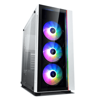 DeepCool Matrexx 55 V3 ADD-RGB WH 3Fan Mid-Tower Tempered Glass, White