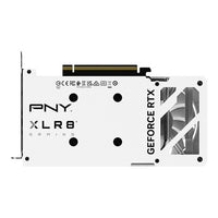 PNY RTX 4060 8GB OC VERTO White Dual Fan GDDR6X Graphics Card, DLSS 3