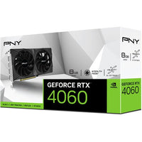 PNY RTX 4060 8GB VERTO Dual Fan GDDR6X Graphics Card, DLSS 3