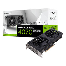 PNY RTX 4070 SUPER Dual 12GB GDDR6X Graphics Card, DLSS 3