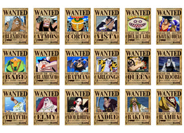 Mix One Piece Wanted Posters Assorted Stickers Pack 1