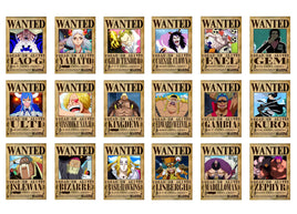 Mix One Piece Wanted Posters Assorted Stickers Pack 2