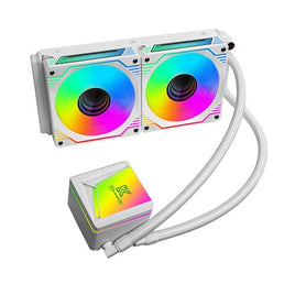 Xander Waterwheel 240 ARGB White LCD CPU Liquid Cooler