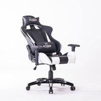 XFX Entry GT200 Faux Leather Gaming Chair - Black / White