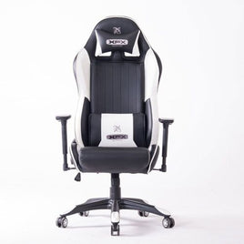XFX Enthusiast GTR400 Faux Leather Gaming Chair - Black / White