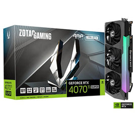 Zotac Gaming RTX 4070 Ti SUPER AMP HOLO 16GB GDDR6X Graphics Card, DLSS 3