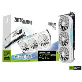 Zotac Gaming RTX 4070 Ti Super Trinity OC White 16GB GDDR6X Graphics Card, DLSS 3