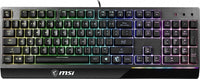 MSI Vigor GK30 Keyboard, Plunger Switches, Gold-plated connector, USB 2.0, RGB, Arabic English