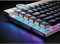 Corsair K100 RGB Optical Mechanical Gaming Keyboard, Detachable Palm Rest, Axon Technology, 44 Zone RGB Light Edge, OPX Keyswitch, Eng - Arabic Layout, Midnight Gold