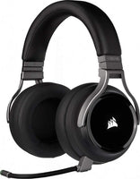 Corsair Virtuoso RGB Wireless Gaming Headset, High-Fidelity 7.1 Surround Sound, Memory Foam Earcups, 20 Hour Battery Life - Carbon