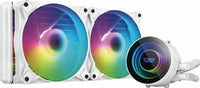 DarkFlash Aigo Twister DX240 White ARGB All-in-One 240mm Liquid CPU Cooler with Addressable RGB Fan - White