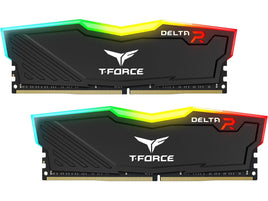 Team Group T-Force Delta RGB 16GB (2 x 8GB) 3200Mhz DDR4 SDRAM (PC4 25600), Unbuffered, Aluminum Heat Spreader