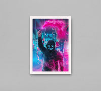 Neon Mask Smoke Bomb RGB Frame