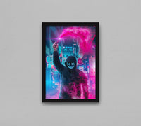 Neon Mask Smoke Bomb RGB Frame