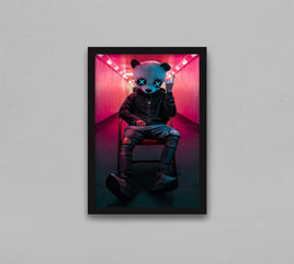 Neon Panda RGB Frame