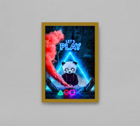 Neon Panda lets Play RGB Frame