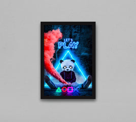 Neon Panda lets Play RGB Frame