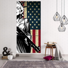 Marilyn Monroe Liberty 3pcs. Wall Art Canvas