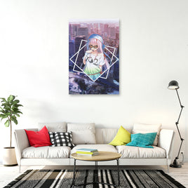 Darling in the FranXX  Zero Two Anime, Wall Art Canvas