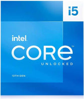 Intel Core i5-13600K 3.5GHz Processor, 13th Gen LGA 1700, 14 Cores, 20 Thread, 24MB Cache Memory, 5.1GHz Max Turbo Freq, 2 Channel DDR5, 3.5GHz P-Core Clock Speed, 128 GB Max Memory
