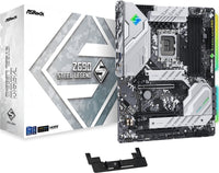 ASRock Z690 Steel Legend ATX DDR4, PCIe 5.0, 13 Phase Dr.MOS Power Design, Support DDR4, Dragon 2.5G LAN, 8 SATA3, HDMI, Displayport