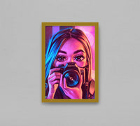 Photographer Girl RGB Frame