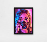 Photographer Girl RGB Frame