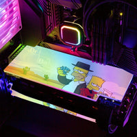 The Simpsons Breaking Bad RGB GPU Backplate